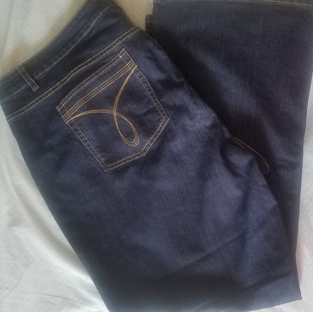 Calvin Klein flare leg jeans